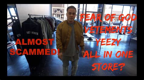 EXPOSED Fairfax store sells FAKE :Fear of God, Vetements